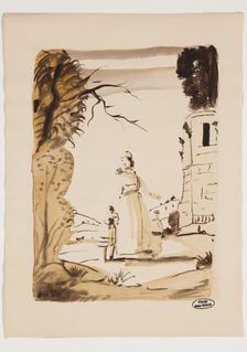 Woman in a Long Robe, between 1880 and 1954. Creator: Andre Derain