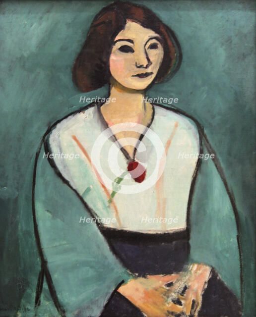 'Woman in Green', c1909. Creator: Henri Matisse.
