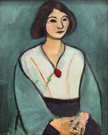 Woman in Green c1909. Creator: Henri Matisse