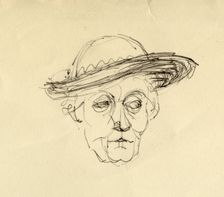 Woman in hat, 1953. Creator: Shirley Markham