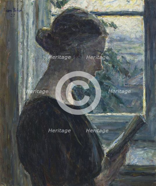 Woman in Profile, 1925. Creator: Signe Scheel.