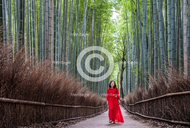 Woman in Red. Creator: Dorte Verner.