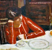 Woman in Red Top c1920. Artist: Pierre Bonnard