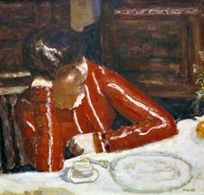 Woman in Red Top c1920. Artist: Pierre Bonnard