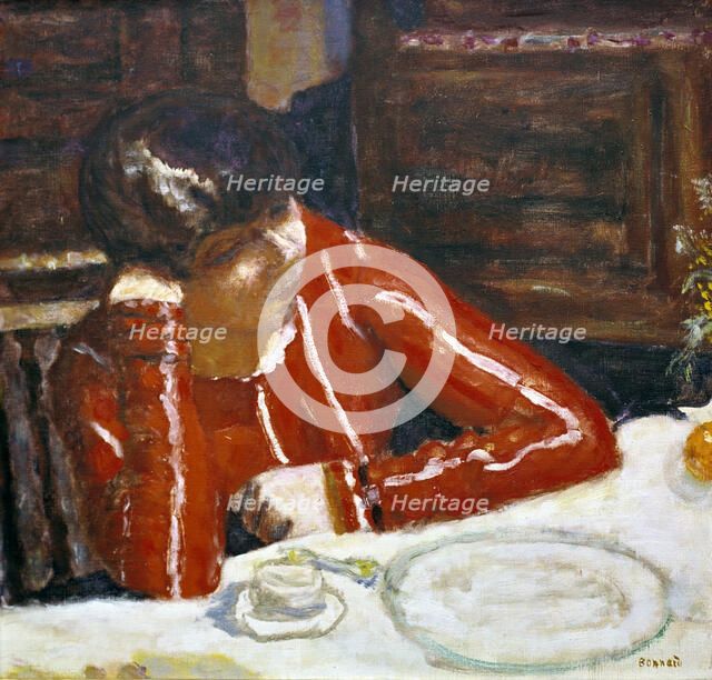 'Woman in Red Top', c1920. Artist: Pierre Bonnard