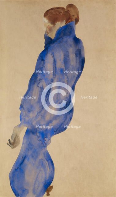 Woman in the blue dress, 1911.