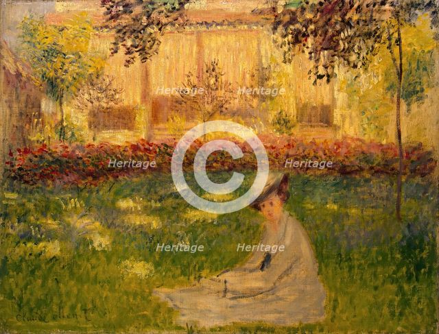 Woman in the Garden, 1876. Creator: Claude Monet.