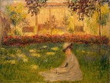 Woman in the Garden, 1876. Creator: Claude Monet