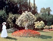 Woman in the Garden, Sainte Adresse 1867. Artist: Claude Monet