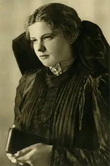 Woman in traditional costume, Upper Austria, c1935. Creator: Unknown
