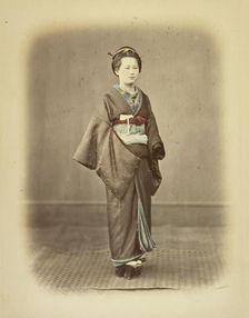 Woman in Traditional Dress, about 1868. Creator: Felice Beato