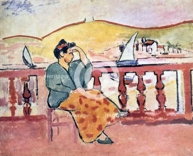 'Woman on a Terrace', 1907. Creator: Henri Matisse.