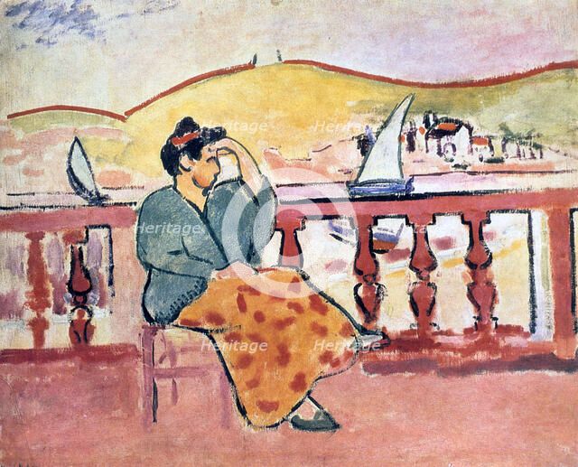 'Woman on a Terrace', 1907. Creator: Henri Matisse.