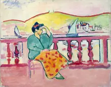 Woman on a Terrace, 1907. Creator: Henri Matisse