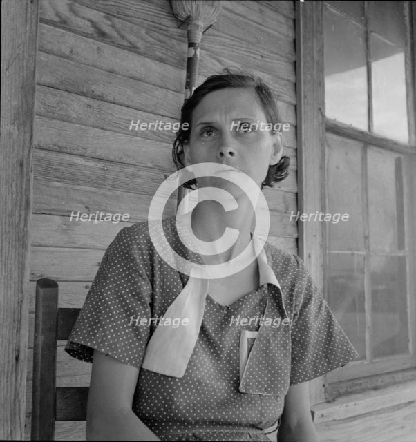 Woman on relief, Memphis, Texas, 1937. Creator: Dorothea Lange.