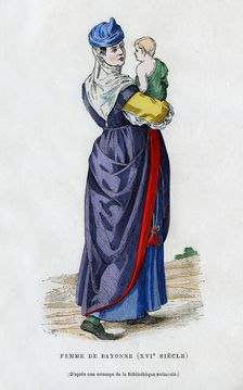 Woman of Bayonne, France, 16th century (1882-1884)