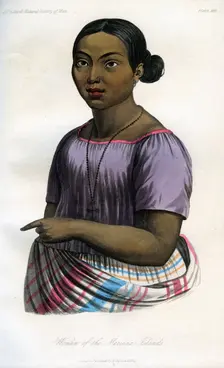 Woman of the Mariana Islands 1848