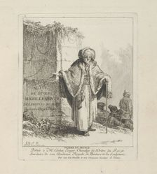 Woman of the People, plate one from Divers Habillements des Peuples du Nord, 1765. Creator: Jean Baptiste Le Prince