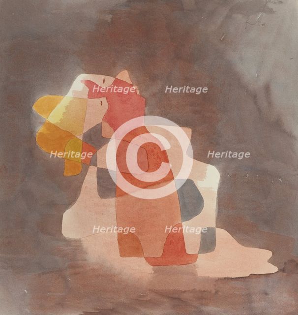 Woman Leaning Back, 1929. Artist: Klee, Paul (1879-1940)
