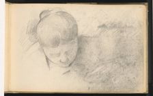 Woman Leaning Forward, 1890/1894. Creator: Paul Cezanne
