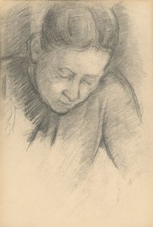 Woman Leaning Forward, 1890/1894. Creator: Paul Cezanne