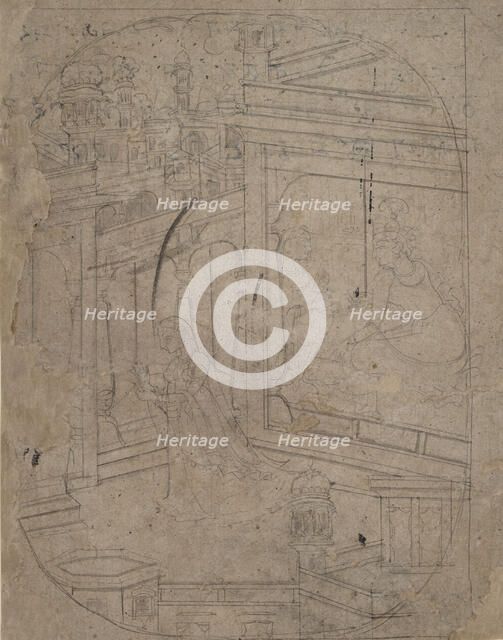 Woman Leaving Her Lover, ca. 1790-1820. Creator: Unknown.