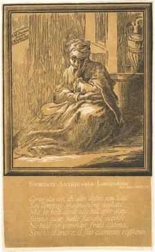 Woman Meditating. Creator: John Baptist Jackson