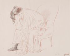 Woman Seated. Creator: Jean Louis Forain (French, 1852-1931)