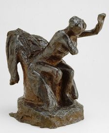 Woman Seated in an Armchair, modeled c. 1903 (cast 1919/21). Creator: Edgar Degas