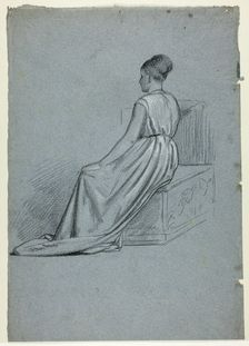 Woman Seated Looking to the Left, n.d. Creator: Henry Stacy Marks