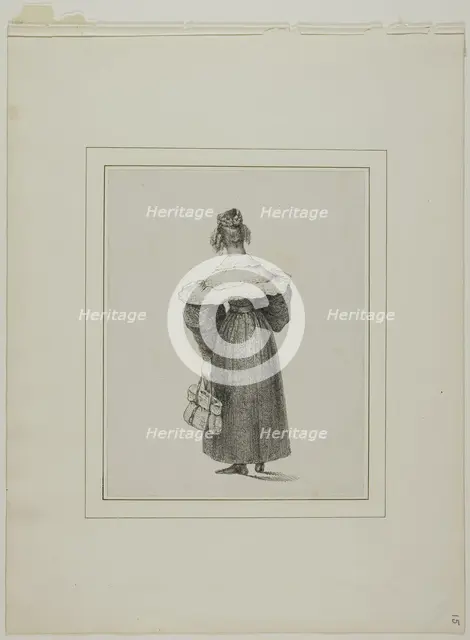 Woman Seen from the Back, n.d. Creator: Unknown.