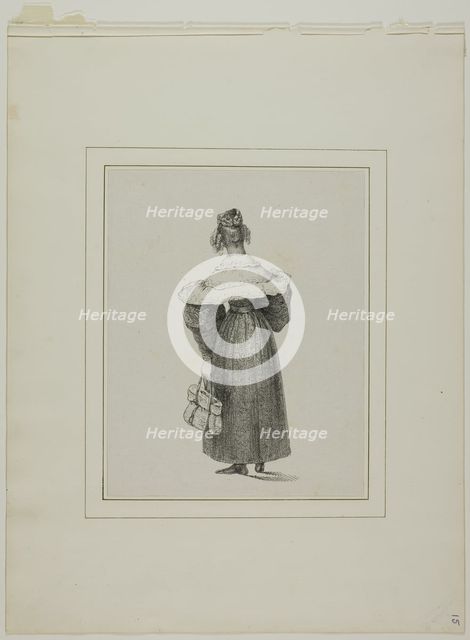 Woman Seen from the Back, n.d. Creator: Unknown.