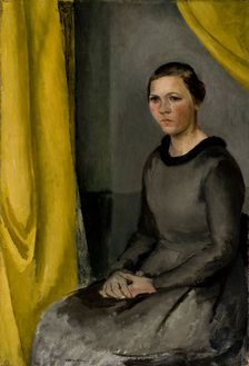 Woman Sitting (the Artist's Wife), 1918-1919. Creator: William Lonnberg