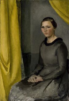 Woman Sitting (the Artist's Wife), 1918-1919. Creator: William Lonnberg