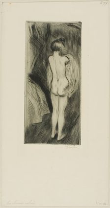 Woman Standing, 1902. Creator: Theophile Alexandre Steinlen