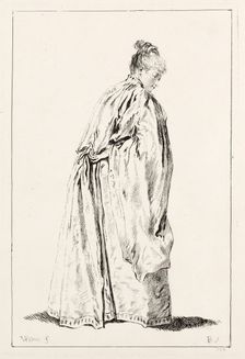 Woman Standing. Creator: François Boucher (French, 1703-1770)