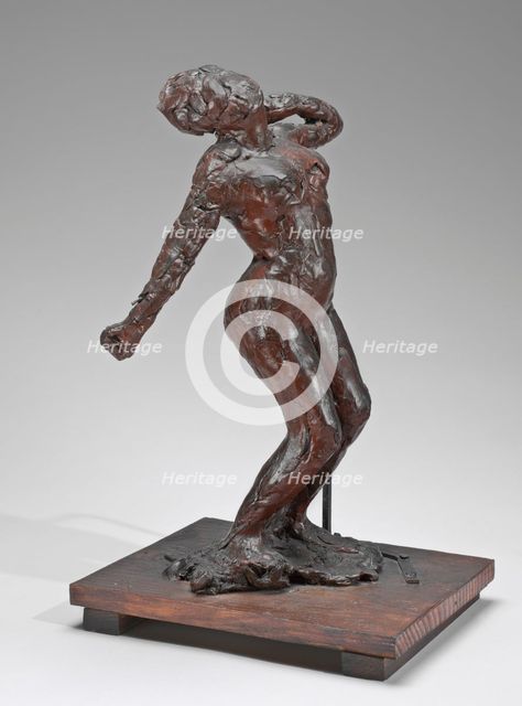 Woman Stretching, c. 1896/1911. Creator: Edgar Degas.