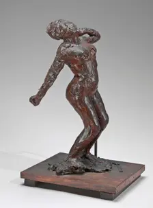 Woman Stretching, c. 1896/1911. Creator: Edgar Degas