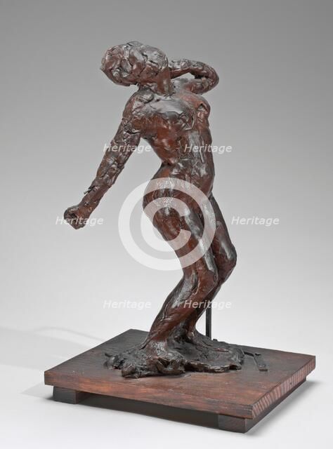 Woman Stretching, c. 1896/1911. Creator: Edgar Degas.