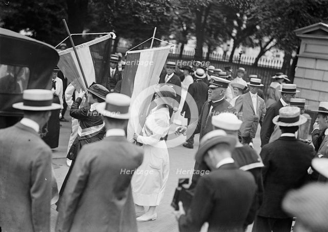 Woman Suffrage, 1917. Creator: Harris & Ewing.