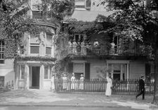 Woman Suffrage - Cameron House, Headquarters, 1915. Creator: Harris & Ewing