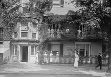 Woman Suffrage - Cameron House, Headquarters, 1915. Creator: Harris & Ewing