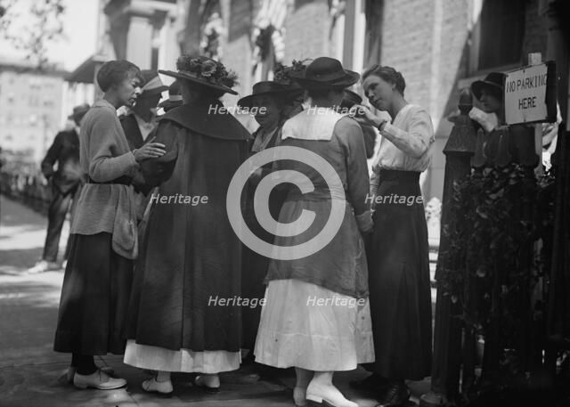 Woman Suffrage Arrests, 1917. Creator: Harris & Ewing.