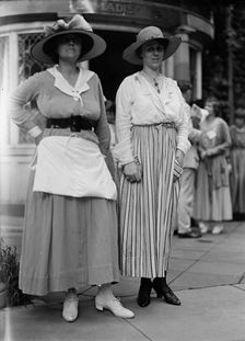 Woman Suffrage - Groups at Headquarters, 1917 or 1918. Creator: Harris & Ewing