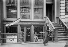 Woman Suffrage - Headquarters, National American Woman Suffrage Association, 1913. Creator: Harris & Ewing