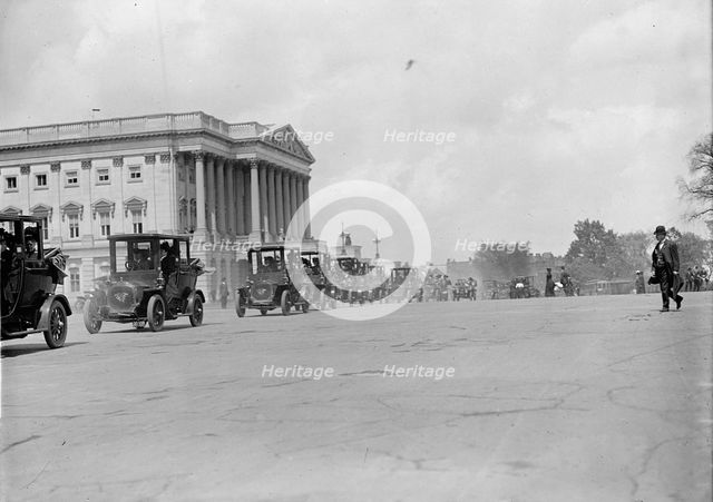 Woman Suffrage Motor Parade To Capitol, 1913. Creator: Harris & Ewing.