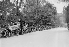 Woman Suffrage - Motor Parade To Capitol, 1913. Creator: Harris & Ewing