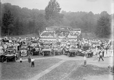 Woman Suffrage - March To Senate, 1913. Creator: Harris & Ewing