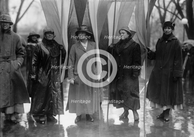 Woman Suffrage (Misc. Individual Suffragettes), 1917. Creator: Harris & Ewing.