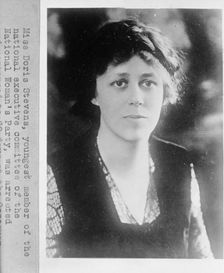 Woman Suffrage - (Misc. Individual Suffragettes), Miss Doris Stevens, youngest member of..., 1917. Creator: Harris & Ewing